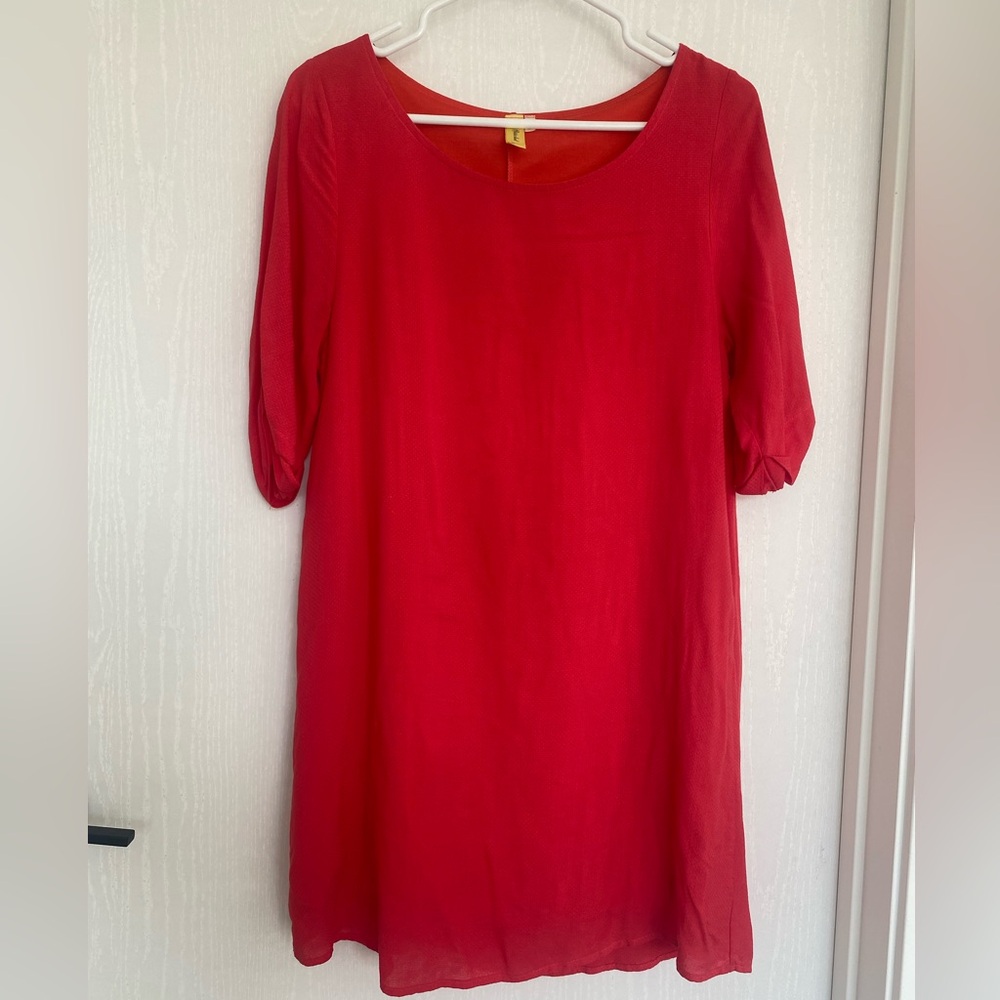 Coral dress